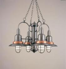 Hi-Lite MFG Co. H-1354-D-96-CLR - 4-LIGHT CHANDELIER